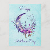 Carte postale de la fête des mères de Lune (Devant)