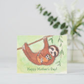 Carte postale de la fête des mères de mignonne Slo (Debout devant)