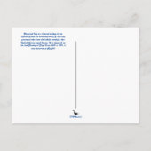 Carte postale de la fête des morts (Dos)