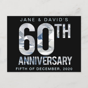 Carte postale de la fête du 60e anniversaire de Di
