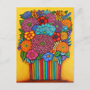Carte postale de la fête du Bouquet par Lisa Loren