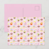 Carte postale de la fête du Cupcake (Devant / Derrière)