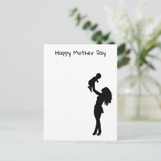 Carte postale de la fête mère (Debout devant)