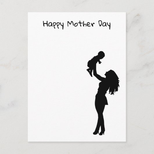 Carte postale de la fête mère (Devant)