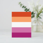 Carte postale de la fierté lesbienne (Debout devant)
