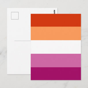 Carte postale de la fierté lesbienne