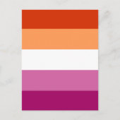 Carte postale de la fierté lesbienne (Devant)