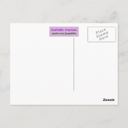 Carte postale de la fierté plumée (Dos)