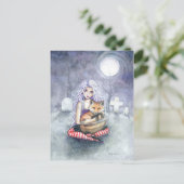 Carte postale de la fille gothique Fox d'Annie Ima (Debout devant)