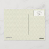 Carte postale de la fille Zebra Purse (Dos)