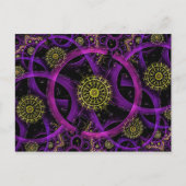 Carte postale de la fleur d'or de méditation (Devant)