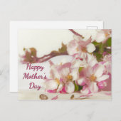 Carte postale de la floraison des pommiers (Devant / Derrière)