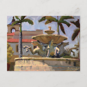 Carte postale de la fontaine Mizner Memorial