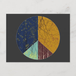 Carte postale de la forêt de paix