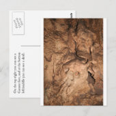 Carte postale de la formation de grotte (Devant / Derrière)
