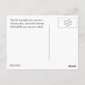 Carte postale de la formation de grotte (Dos)