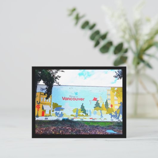 Carte postale de la fresque de Vancouver (Debout devant)