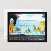 Carte postale de la fresque de Vancouver (Devant / Derrière)