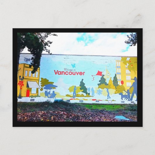 Carte postale de la fresque de Vancouver (Devant)