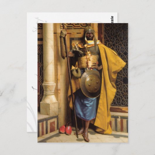 Carte postale de la Garde du palais (Devant / Derrière)