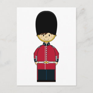 Carte postale de la Garde royale britannique