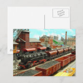 Carte postale de la gare (Devant / Derrière)