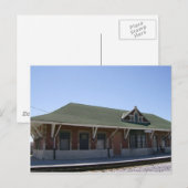 Carte postale de la gare de Tipton (Devant / Derrière)