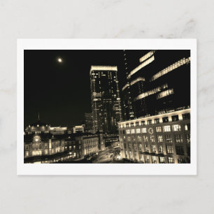 Carte postale de la gare de Tokyo pour la nuit
