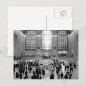 Carte postale de la gare Grand Central (Devant / Derrière)