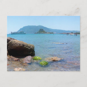 Carte postale de la Grèce d'île de Stefanos Kos