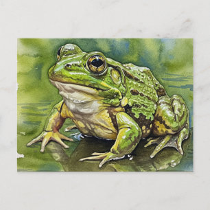 Carte postale de la Grenouille aux yeux dorés pour