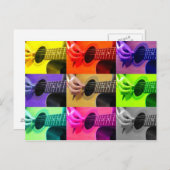 Carte postale de la Guitare aveugle couleur (Devant / Derrière)