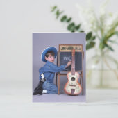 Carte postale de la guitare Texan Jr Cowboy (Debout devant)