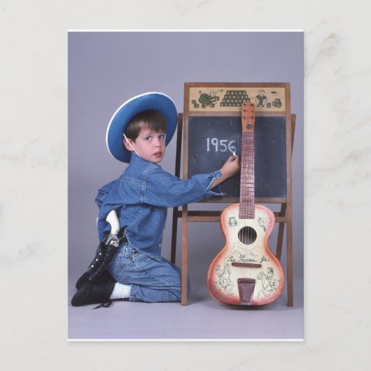 Carte postale de la guitare Texan Jr Cowboy (Devant)