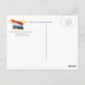 Carte postale de la Hollande du marché de fleur (Dos)