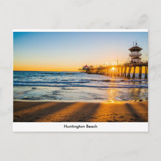 Carte postale de la jetée de Huntington Beach