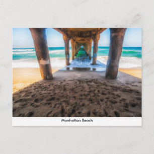 Carte postale de la jetée de Manhattan Beach