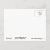 Carte postale de la jolie hérisson (Dos)