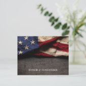 Carte postale de la journée commémorative Honor &  (Debout devant)