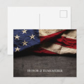 Carte postale de la journée commémorative Honor &  (Devant / Derrière)