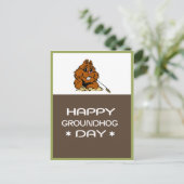 Carte postale de la Journée de la marmotte (Debout devant)