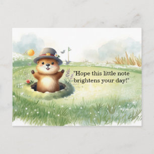 Carte postale de la journée de la marmotte – Messa