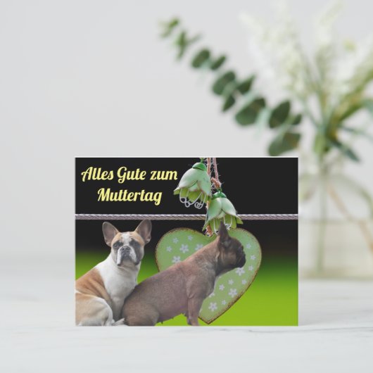 Carte postale de la Journée de la mère (Debout devant)