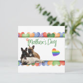 Carte postale de la Journée de la mère (Debout devant)