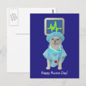 Carte postale de la journée des infirmières de cha (Devant / Derrière)