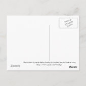 Carte postale de la journée du chien (Dos)