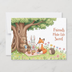 Carte postale de la Journée internationale de l'am