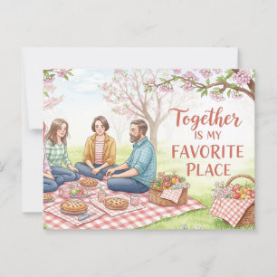 Carte postale de la Journée internationale de l'am