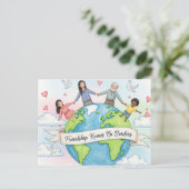 Carte postale de la Journée internationale de l'am (Debout devant)