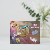 Carte postale de la Journée mondiale des postes (9 (Debout devant)